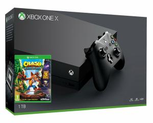 Xbox One X 1TB + игра Crash Bandicoot N. Sane Trilogy (Xbox One) Thumbnail 0