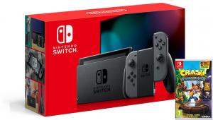 Nintendo Switch Gray HAC-001(-01) + Crash Bandicoot N. Sane Trilogy (Nintendo Switch) Thumbnail 0