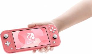 Nintendo Switch Lite Coral + Super Mario Odyssey Thumbnail 2