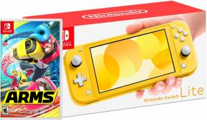Nintendo Switch Lite Yellow + ARMS Thumbnail 0
