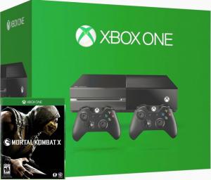 Xbox One 500Gb с двумя джойстиками + Mortal Kombat X Thumbnail 0