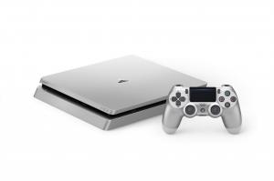 Sony Playstation 4 Slim Limited Edition Silver с двумя джойстиками Thumbnail 3