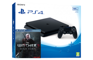 Sony Playstation 4 Slim + игра Ведьмак 3: Дикая охота (PS4) Thumbnail 0