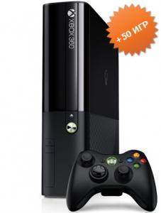 Microsoft Xbox 360 E Slim 250Gb (FREEBOOT + прошивка LT+ 3.0) + 50 игр Thumbnail 0