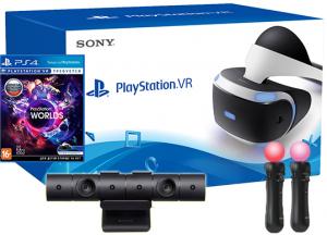 PlayStation VR + Камера + PlayStation Move + Игра VR Worlds Thumbnail 0