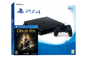 Sony Playstation 4 Slim + игра Deus Ex: Mankind Divided (PS4) Thumbnail 0