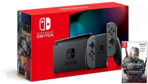 Nintendo Switch Gray HAC-001(-01) + The Witcher 3: Wild Hunt - Complete Edition (Nintendo Switch) Thumbnail 0
