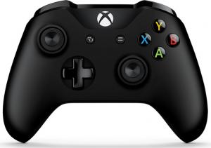 Microsoft Xbox One S Black Wireless Controller Thumbnail 0