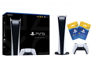 Sony PlayStation 5 Digital Edition SSD 825GB + Подписка PlayStation Plus (6 мес.) Thumbnail 0