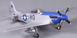 Модель самолета FMS Mini North American P-51D Mustang Petie 2nd c 3-х осевым гироскопом Thumbnail 1