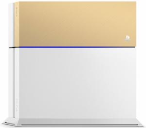 Лицевая панель для PS4 золотая Thumbnail 1