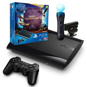 Sony Playstation 3 Super Slim 12 GB (CECH-4008A) + PlayStation Move + PlayStation Eye + Wonderbook (693.1) Thumbnail 4