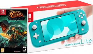 Nintendo Switch Lite Turquoise + Battle Chasers: Nightwar Thumbnail 0