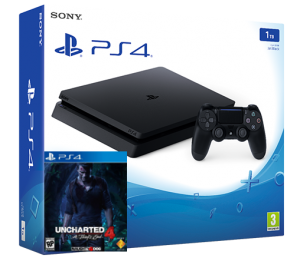 Sony Playstation 4 Slim 1TB + игра Uncharted 4: Путь Вора Thumbnail 0