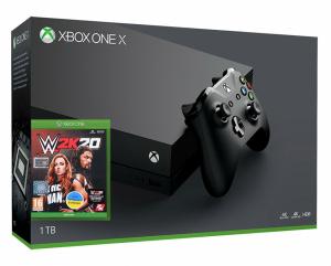 Xbox One X 1TB + игра WWE 2K20 (Xbox one) Thumbnail 0