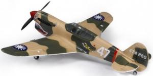 Модель самолета FMS Mini Curtiss P-40 Warhawk c 3-х осевым гироскопом Thumbnail 1