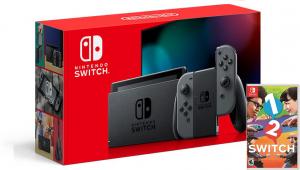 Nintendo Switch Gray HAC-001(-01) + 1-2-Switch (Nintendo Switch) Thumbnail 0