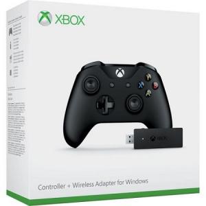 Джойстик Microsoft Xbox One Controller + Wireless Adapter for Windows 10 Thumbnail 0