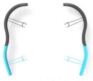 Parrot Bebop Drone Защита лопастей синяя