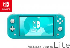 Nintendo Switch Lite Turquoise + Super Mario Odyssey Thumbnail 1