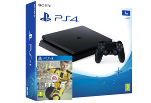 Sony Playstation 4 Slim 1TB + игра FIFA 17 (PS4) Thumbnail 0